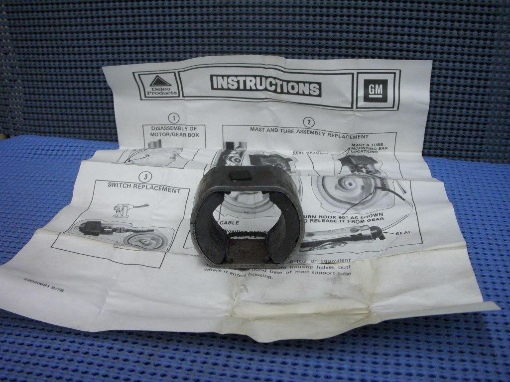 1978 - 1996 GM Electric Antenna Motor Magnet Kit NOS # 22020279