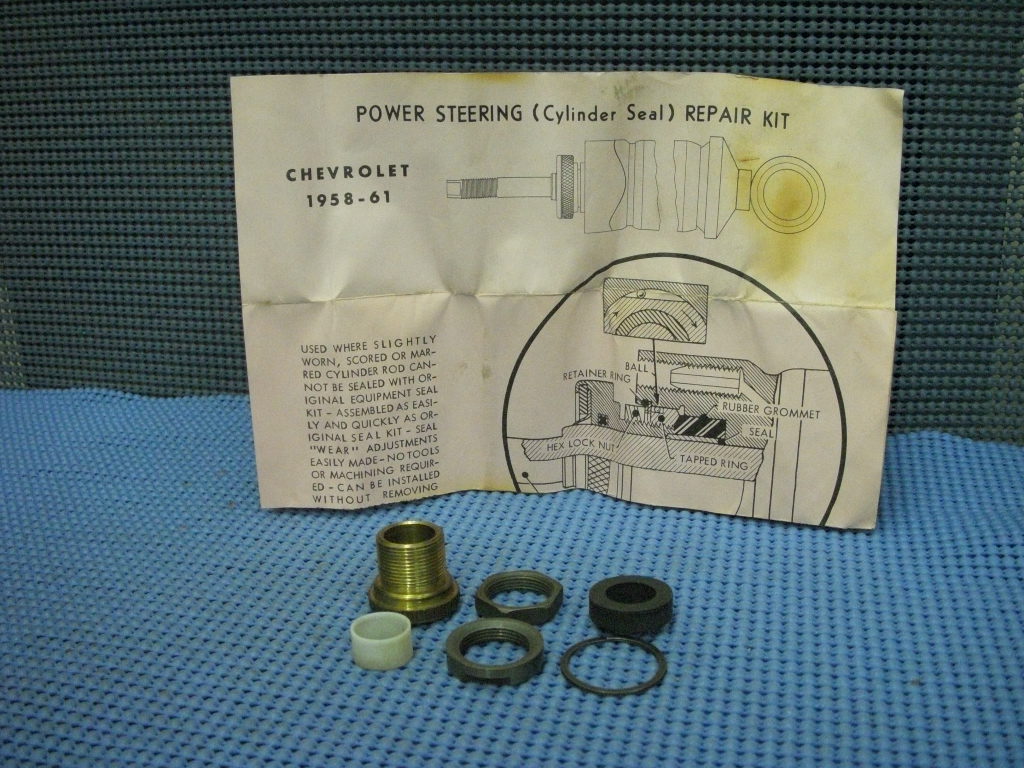 1958 - 1961 Chevrolet Power Steering Cylinder Seal Repair Kit NORS # 62861