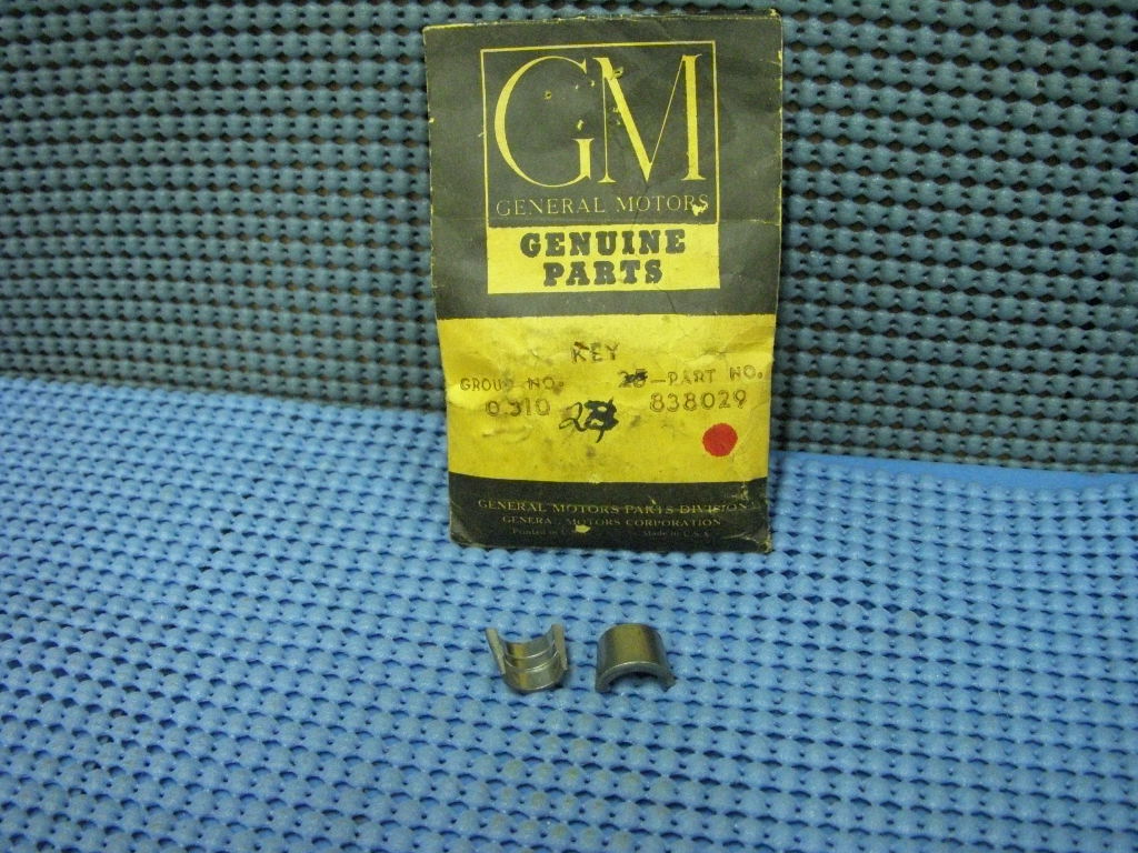 1934 - 1969 GM Engine Intake and Exhaust Valve Stem Key NOS # 838029