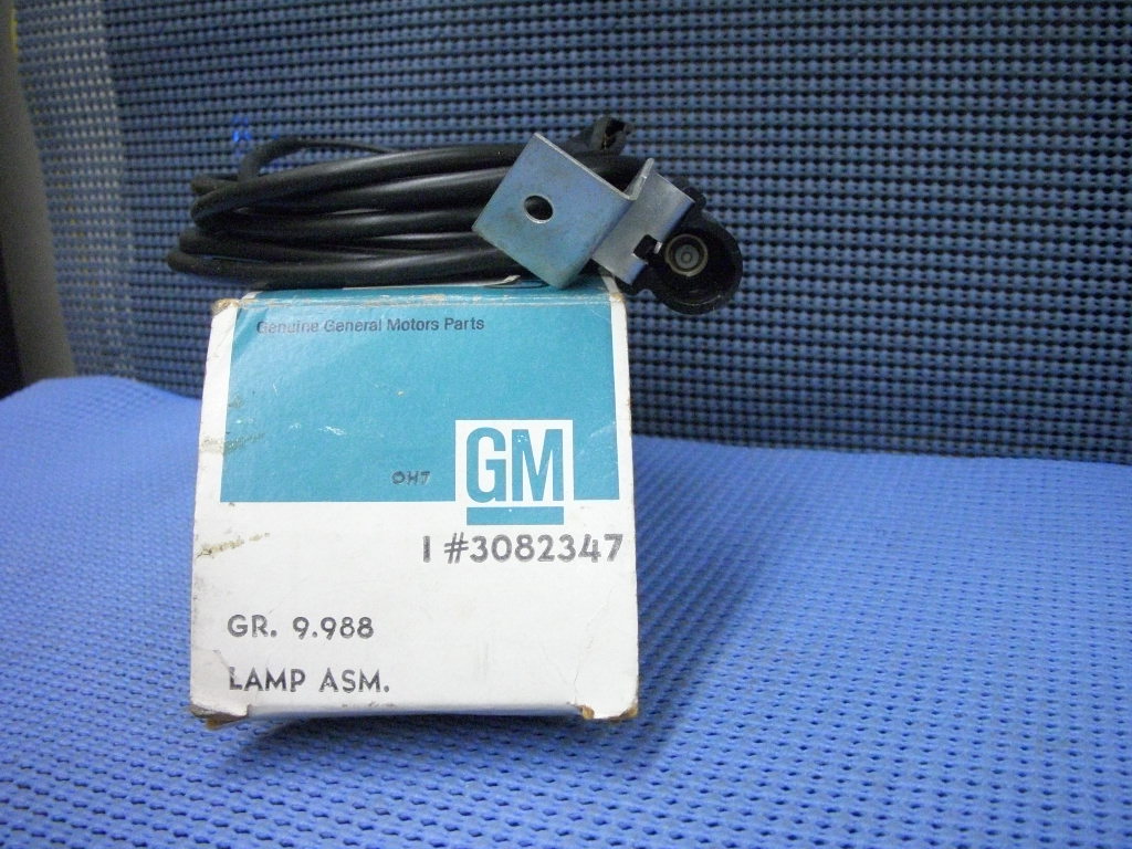 1978 - 1979 GM Luggage Compartment Lamp Package NOS # 3082347