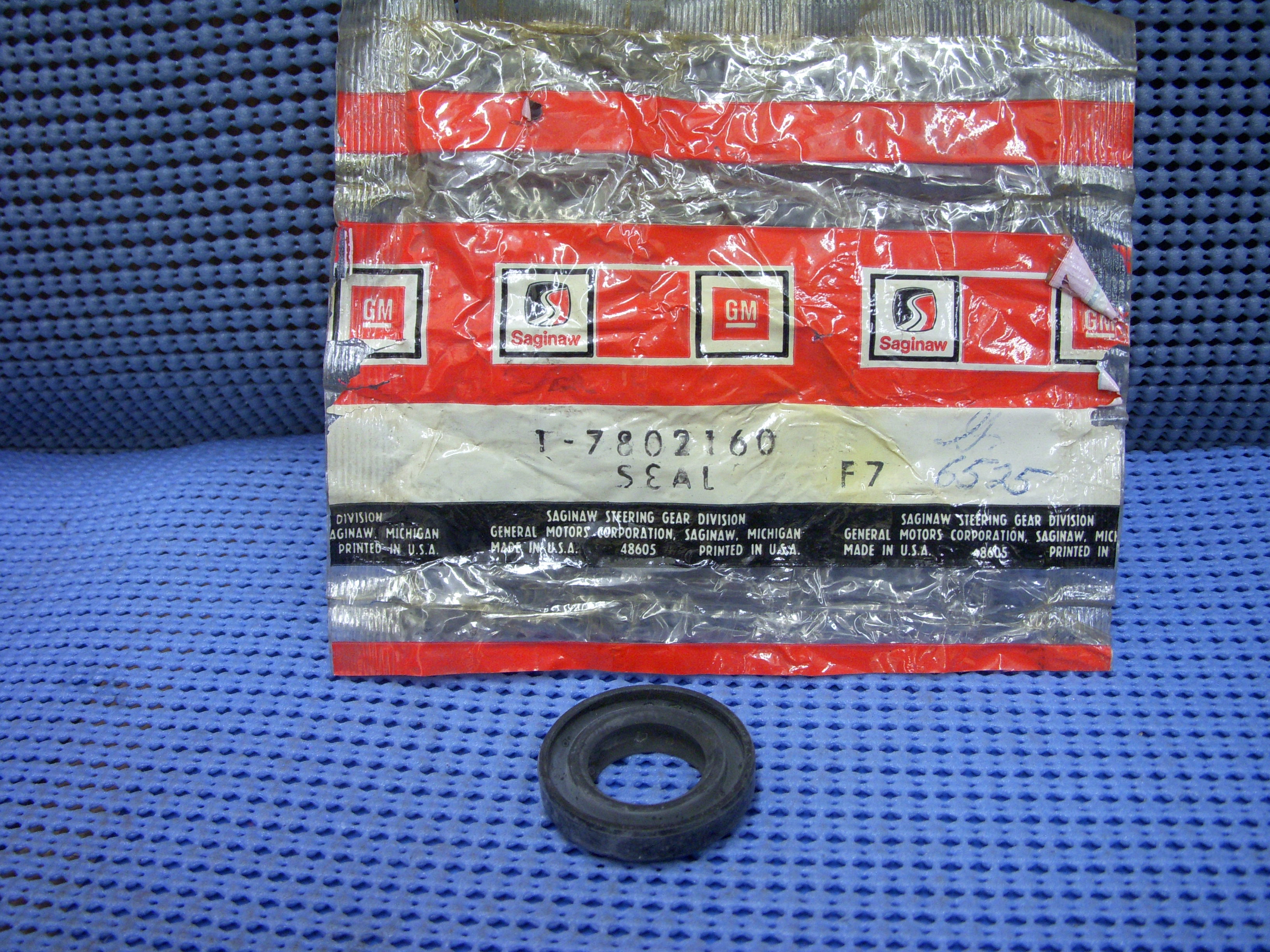 1960 - 1984 GM Steering Gear Shaft Seal NOS # 7802160