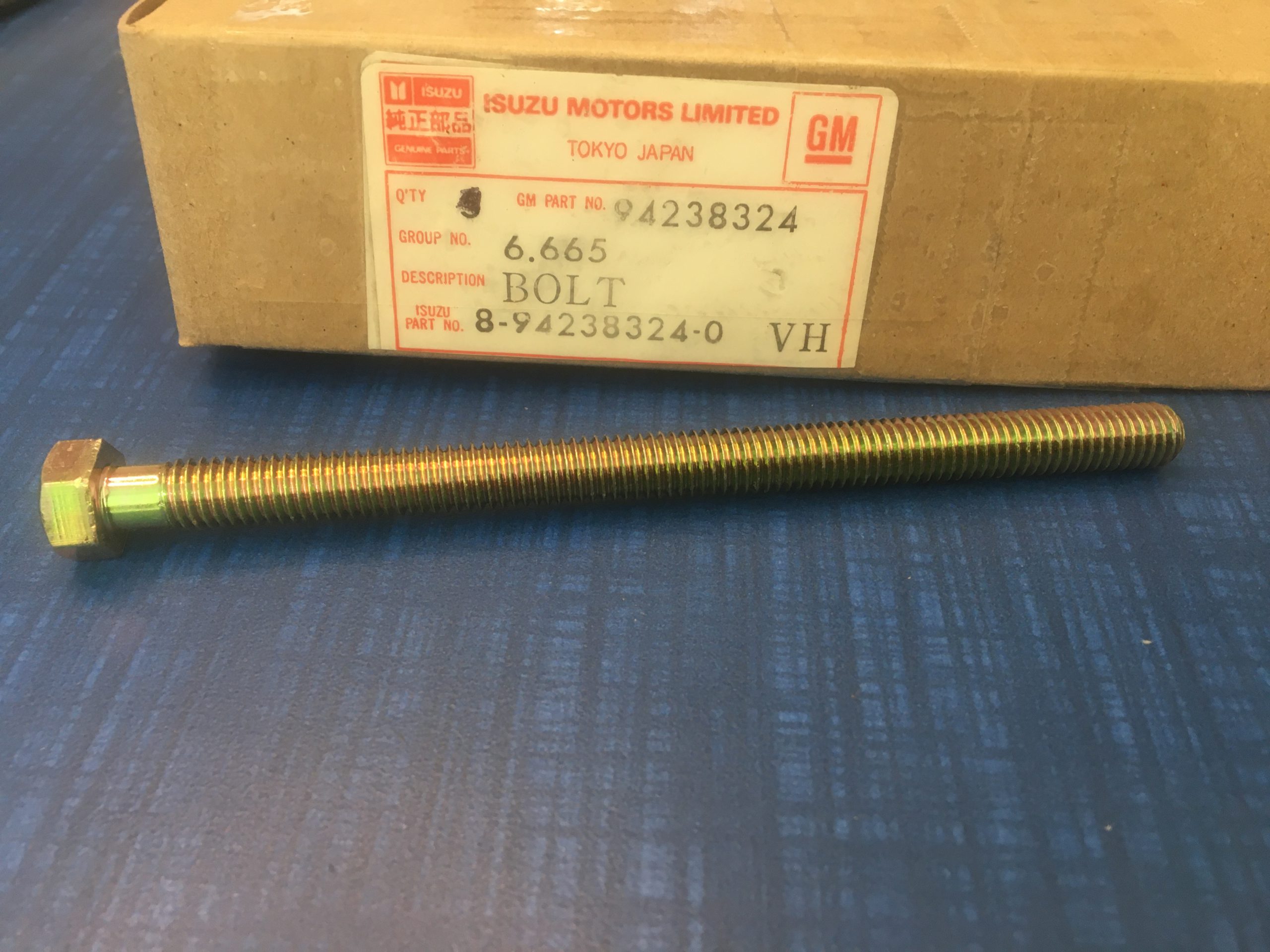 1976 1986 General Motors NOS Adjust Pulley Bolt GM 94238324 